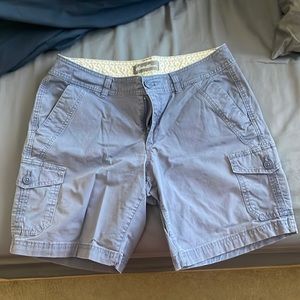 EDDIE BAUER Women's Size 6 Blue Cargo Shorts